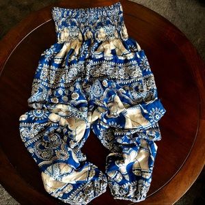 Flowy Boho Patterned Pants from Thailand